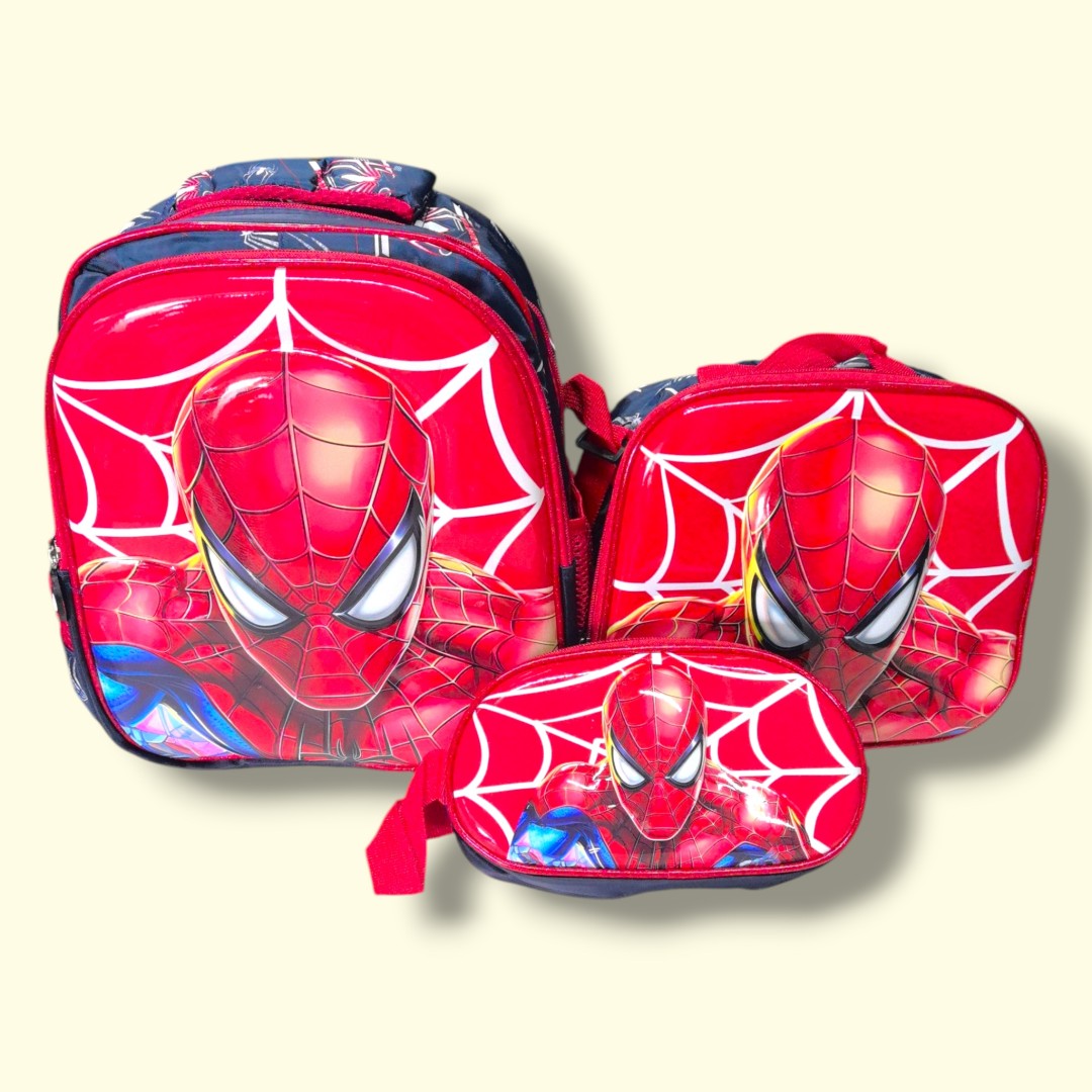 SALVEQUE+LONCHERA+CARTUCHERA 13PUL PERSONAJE 25