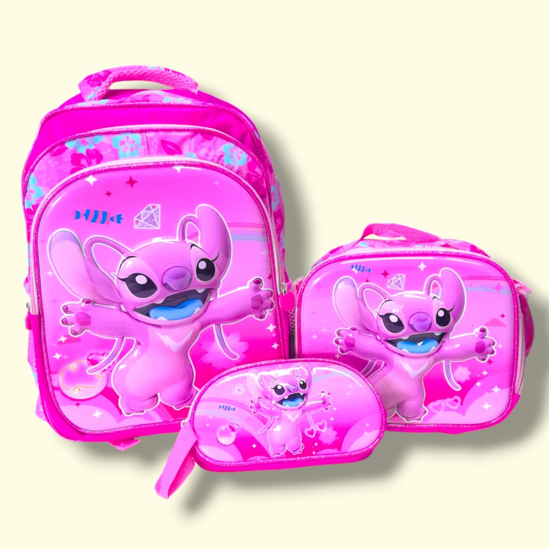 SALVEQUE+LONCHERA+CARTUCHERA 16PUL PERSONAJE 20