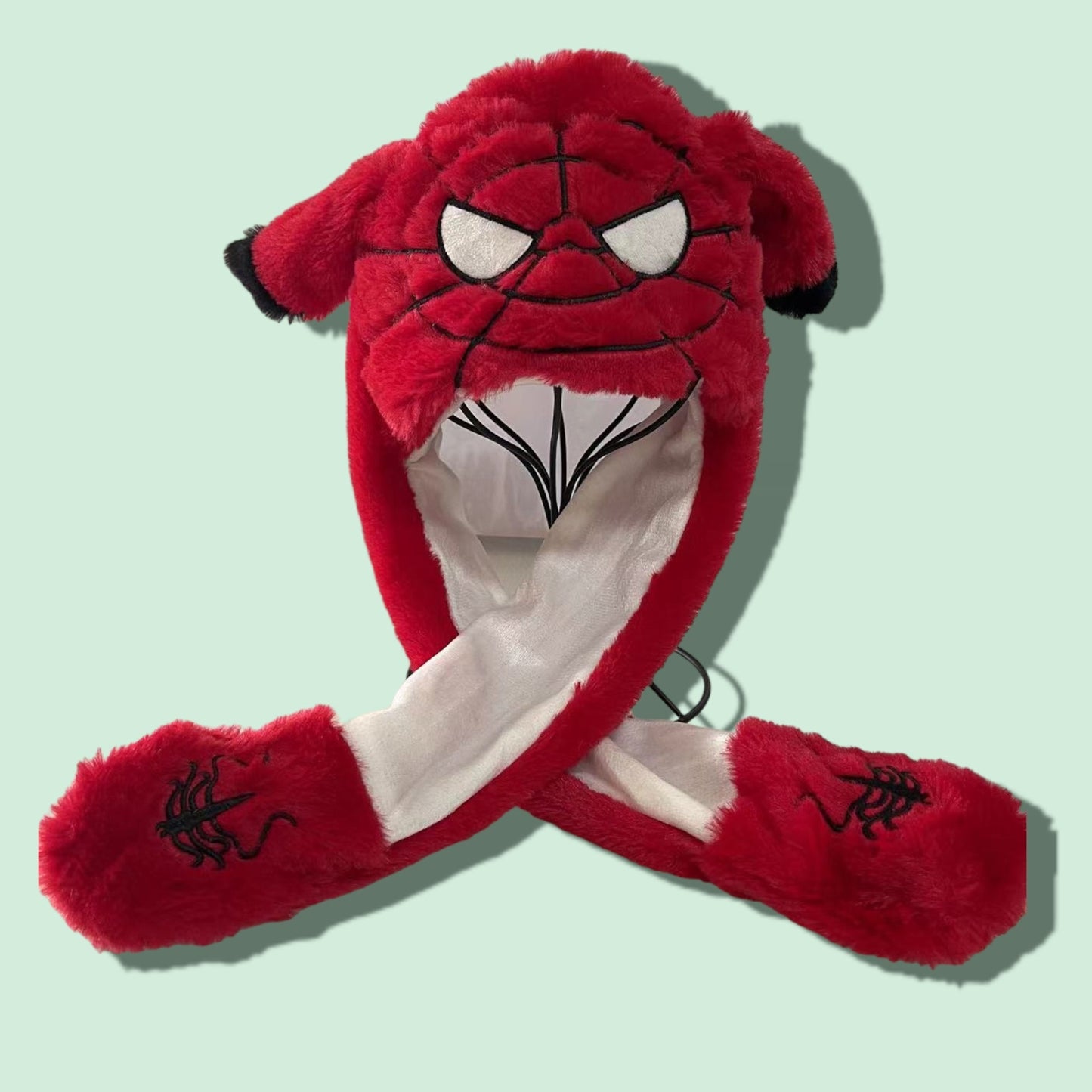 GORRA PELUDA C/ LUZ OREJA HOMBRE ARANA