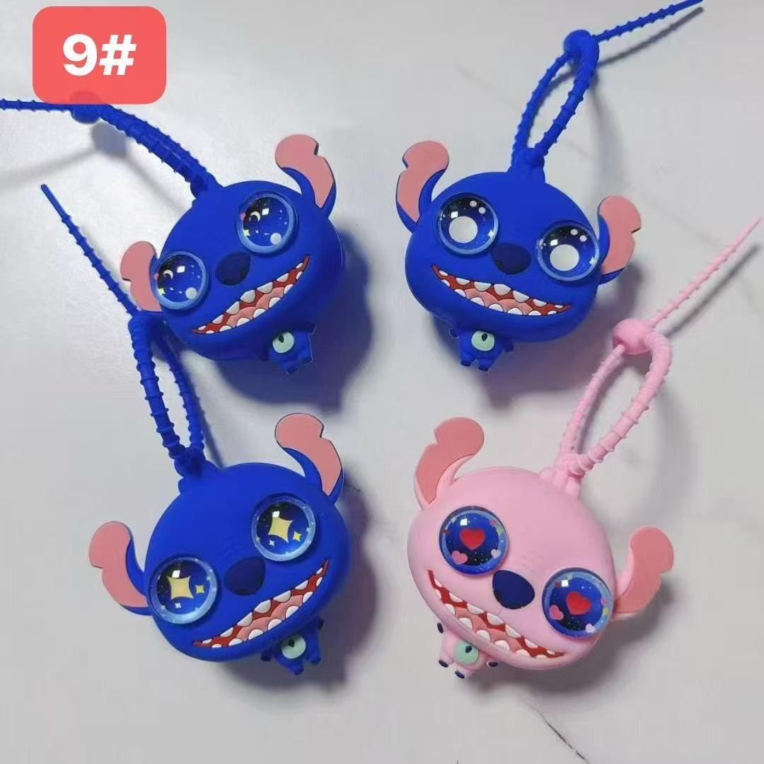 LLAVERO STITCH OJOS SALTONES APRETAR