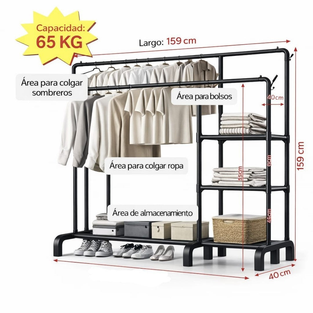 PERCHERO PARA ROPA TM0037 159*159*26CM