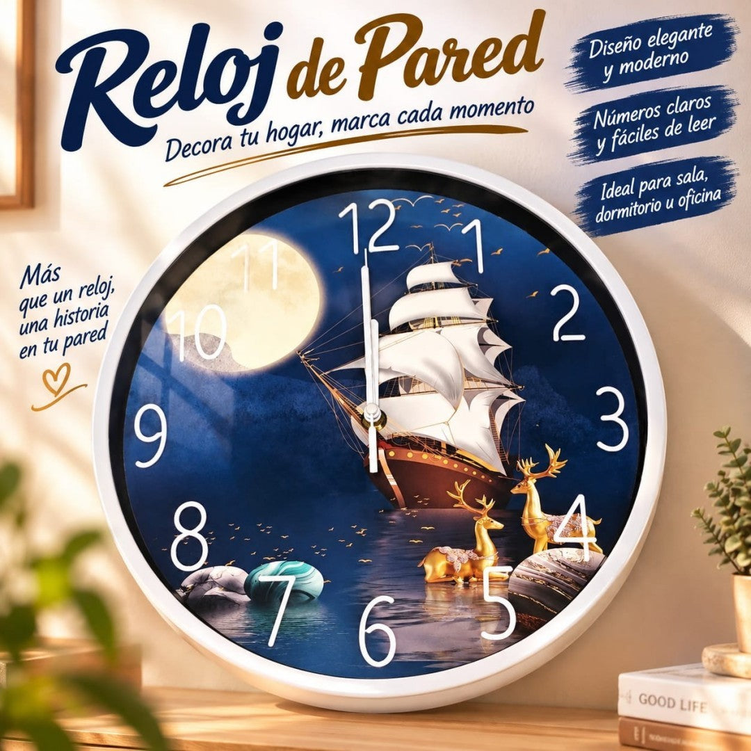 RELOJ PARED YS8081-4