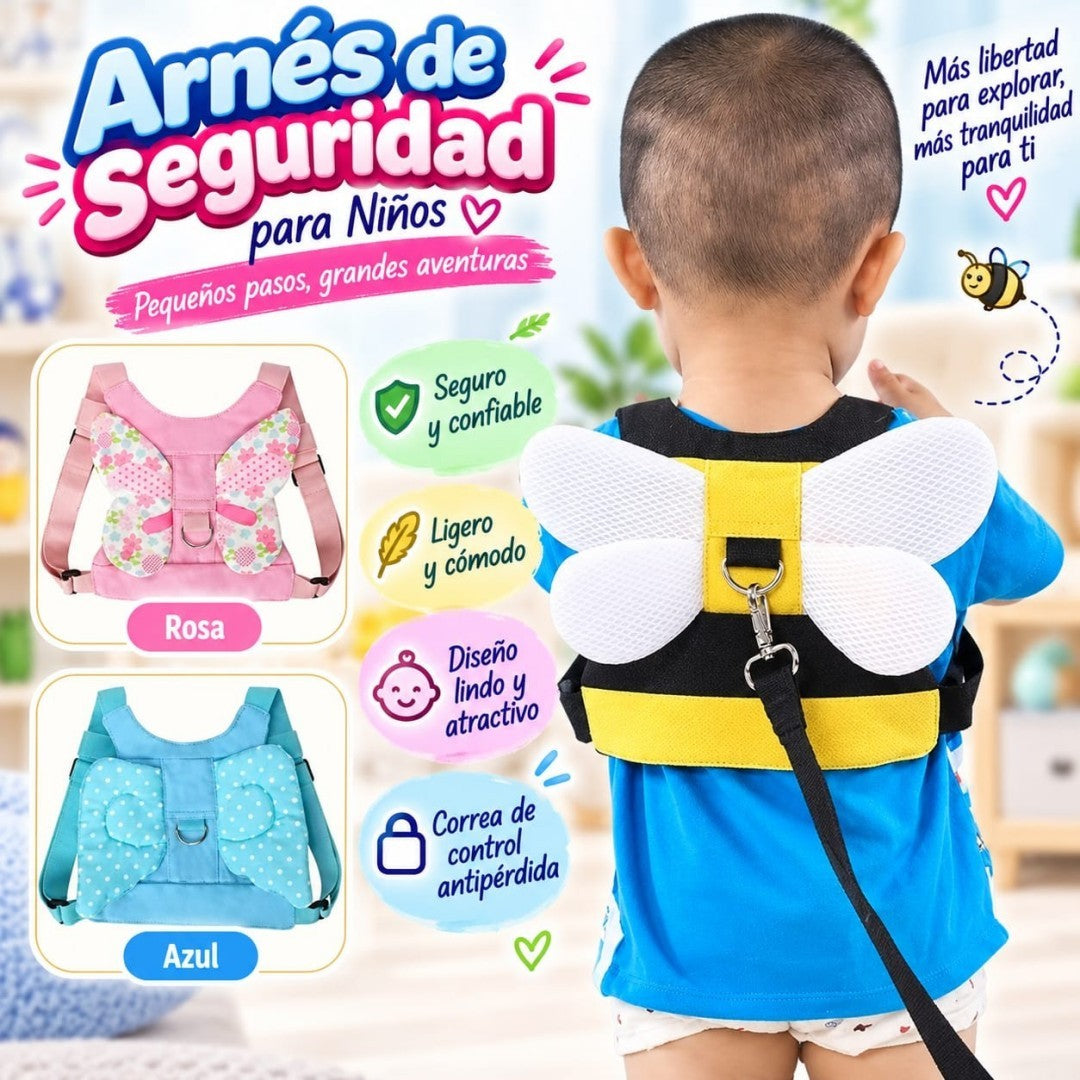 ARNES DE SEGURIDAD PARA NINO CON CORREA