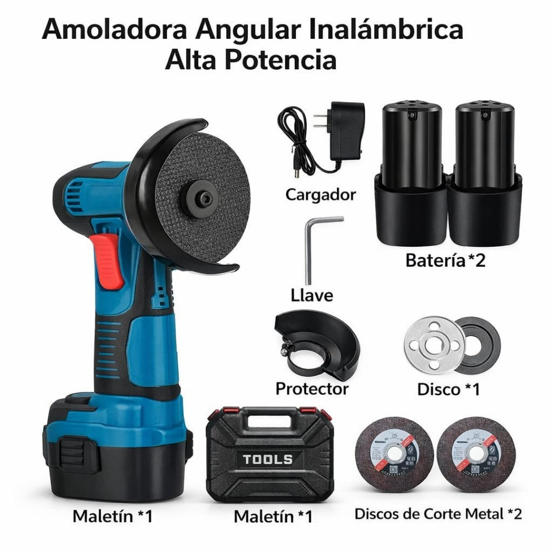 ESMERIL ANGULAR CON 2 BATERIA