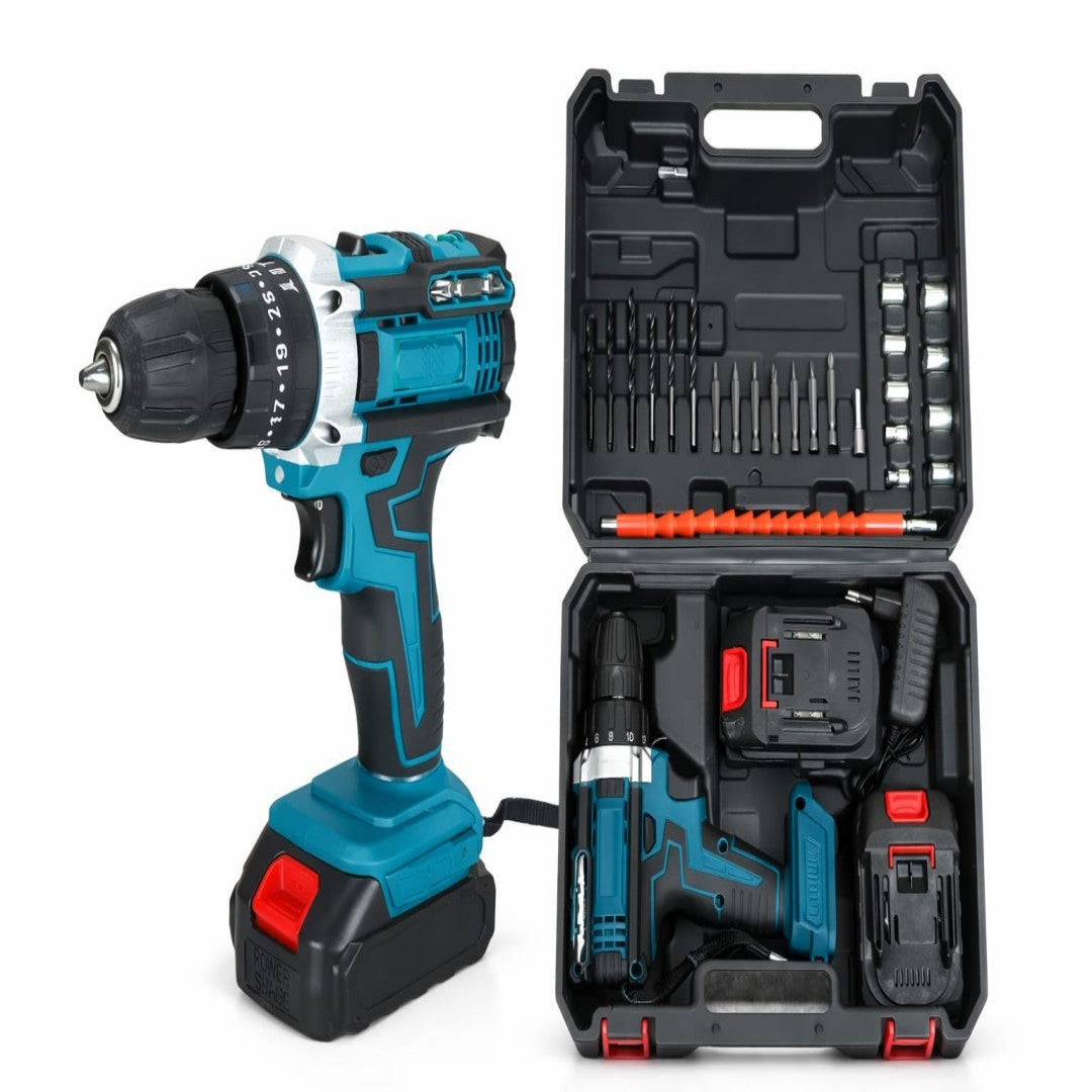 SET TALADRO RECARGABLE 2 BATERIA