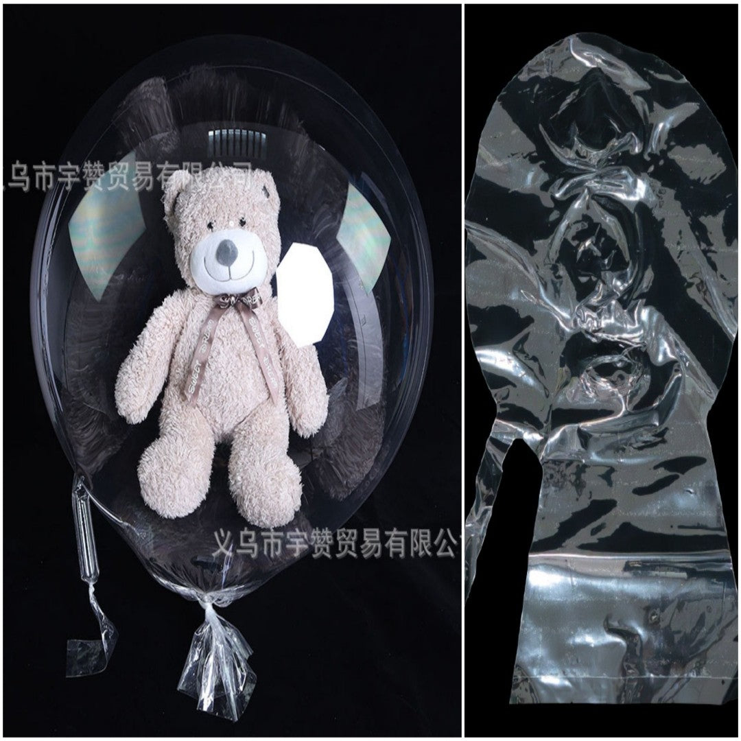 GLOBO TRANSPARENTE 10PCS 30