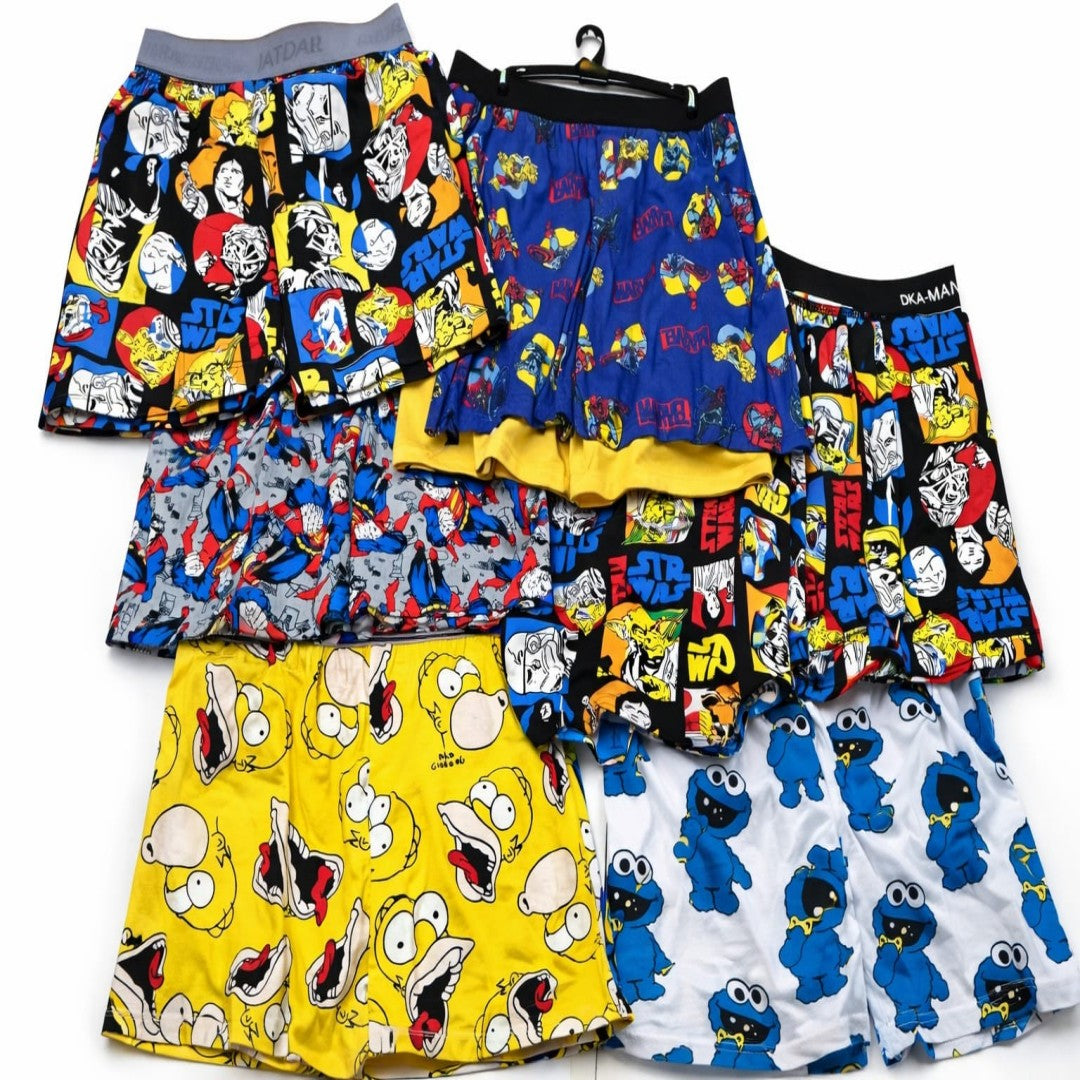 BOXER HOMBRE PERSONAJE M-XXL