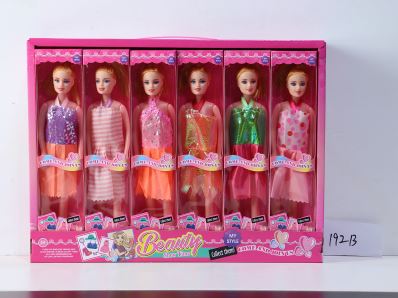 MUNECA BARBIE 11PULG 12PCS 192B