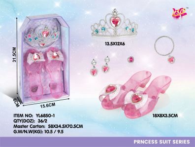 SET ZAPATO+CORONA YL6850-1