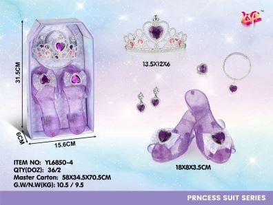 SET ZAPATO+CORONA YL6850-4