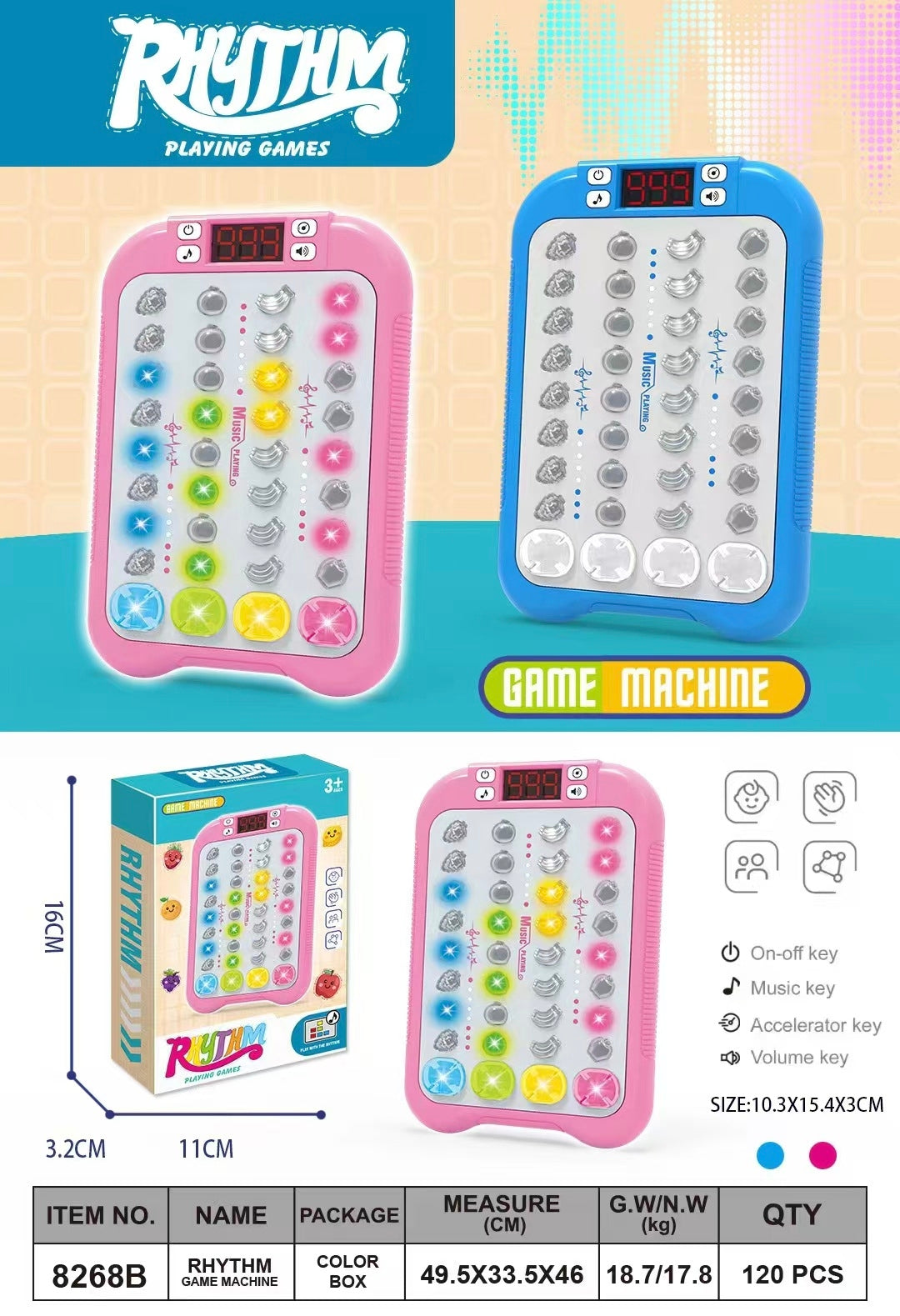 JUEGO MUSICA 8268B