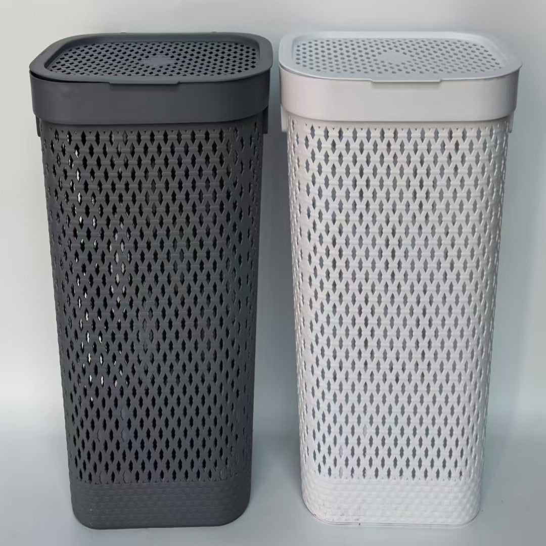 CANASTA CON TAPA PVC YF-0029