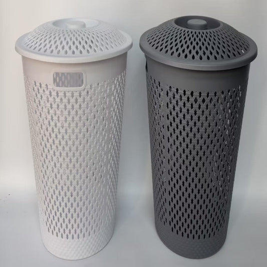 CANASTA CON TAPA PVC YF-0027