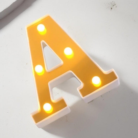 LAMPARA LETRA A 16CM