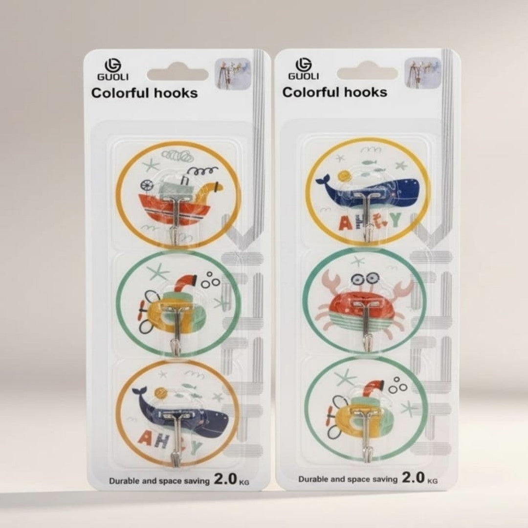 SET VENTOSA GANCHO 3PCS MARINO W84