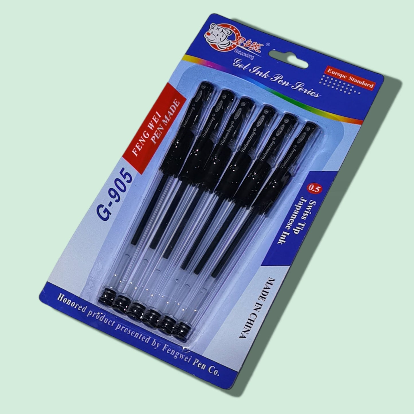 LAPICERO GEL 6PCS CARTON G-905