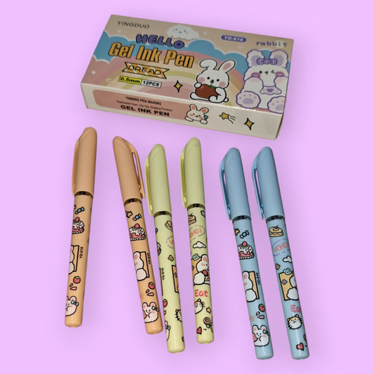 LAPICERO GEL 12PCS CAJIDA  YD-616