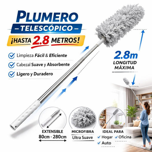 PLUMERO TELESCOPICA 2.8M