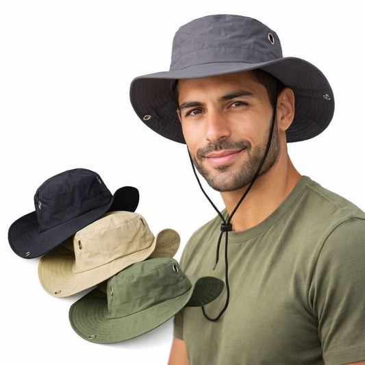 SOMBRERO CON BOTON TELA