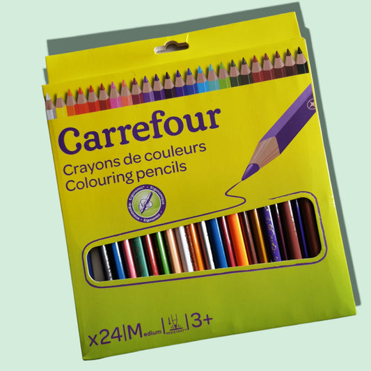 LAPICES DE COLOR 24 CARRE