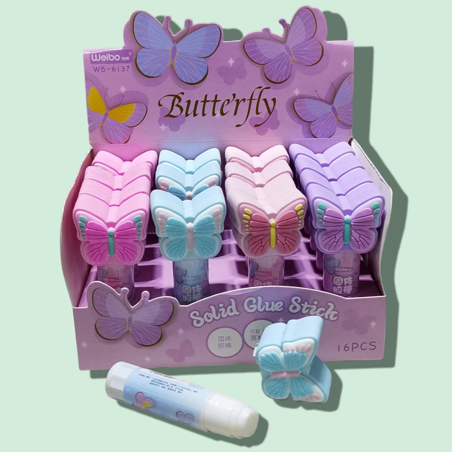 GOMA BARRA MARIPOSA WB-6137