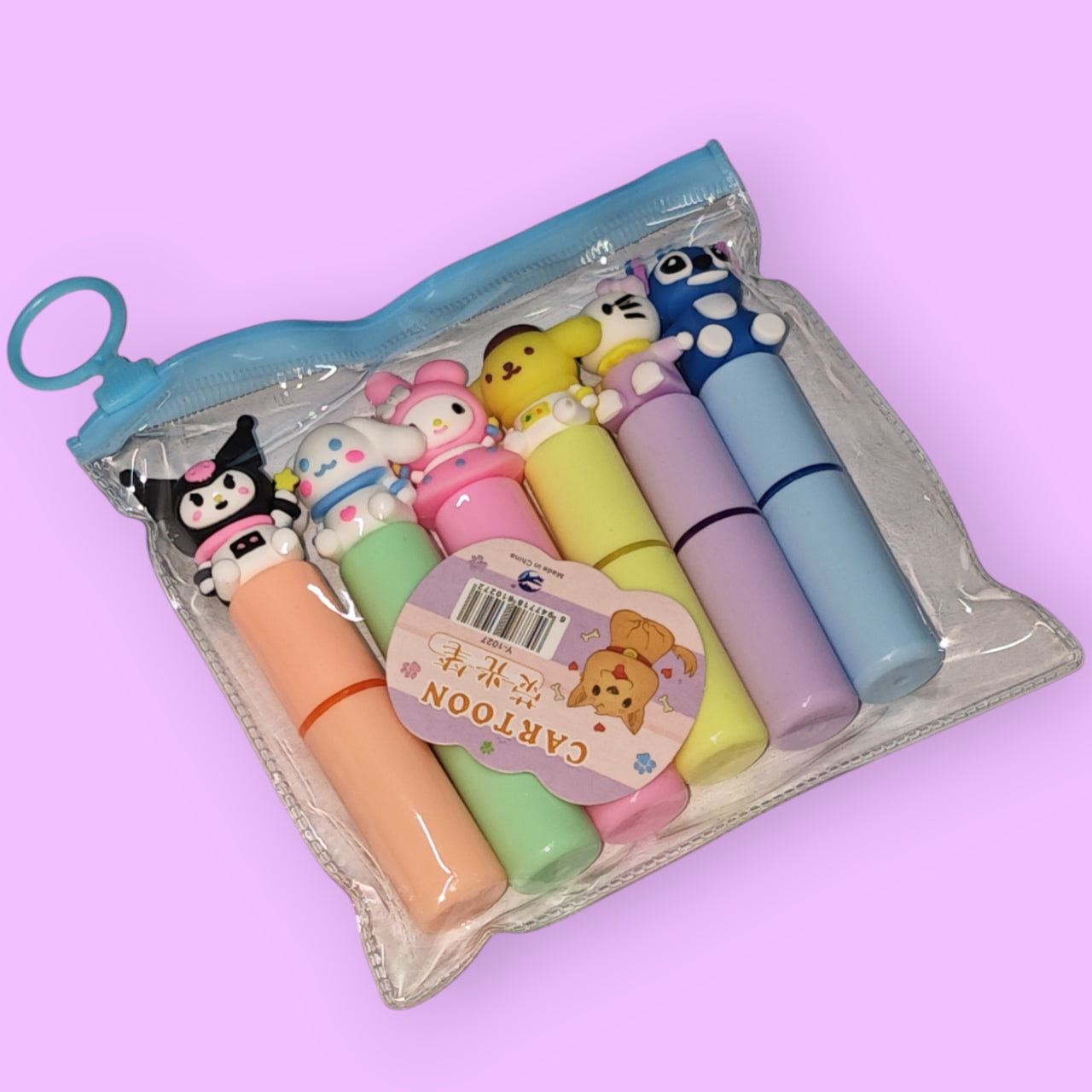RESALTADOR SANRIO 6PCS Y-1027