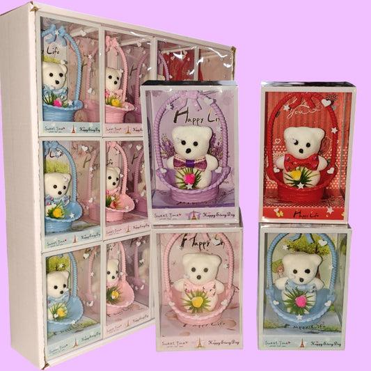 FLOR CANASTA OSO 079