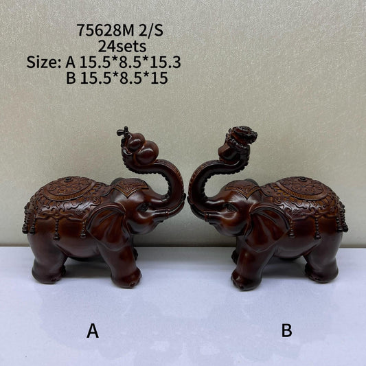 ADORNO ELEFANTE ROJO 75628M