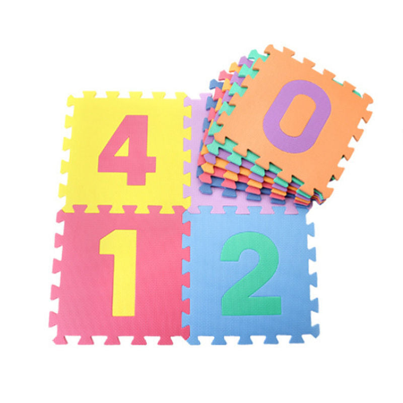 ALFOMBRA NUMERO FON 29*29CM 10PCS BB-1