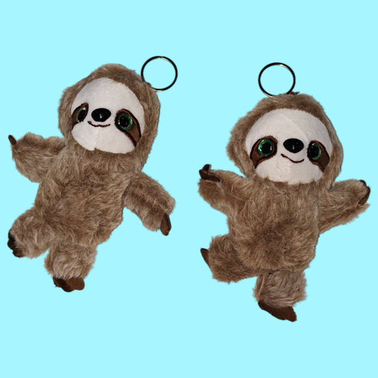 PELUCHE OSO PEREZOSO LLAVERO 12CM