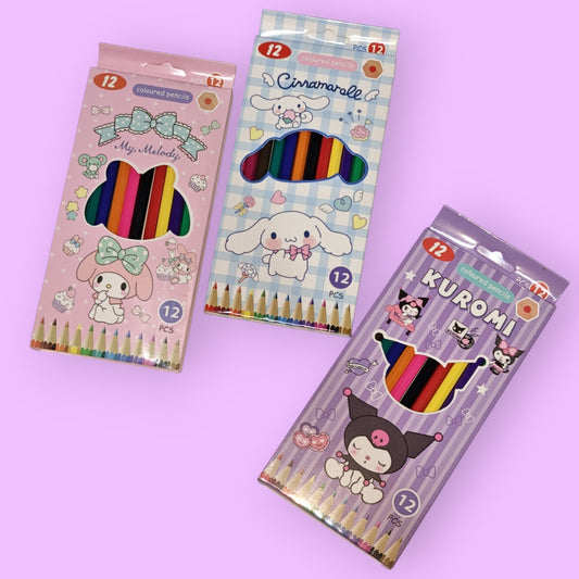LAPICES COLOR 12PCS KUROMI
