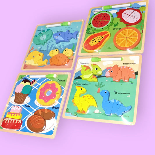 ROMPECABEZAS MADERA APRENDIZAJE