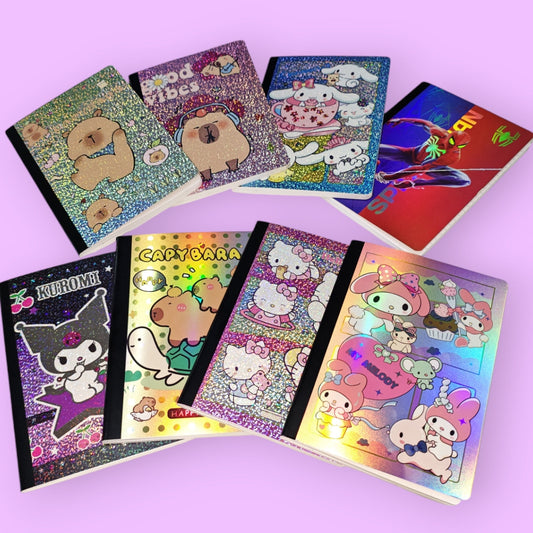 CUADERNO COSIDO PERSONAJE A5 100HOJA