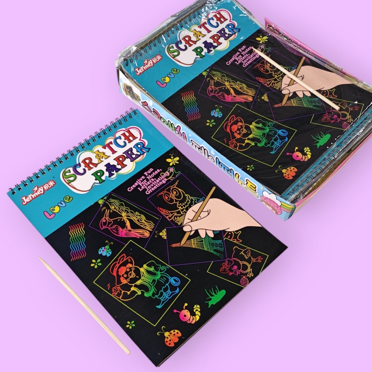 DIBUJO PARA RASPAR 16K 4242