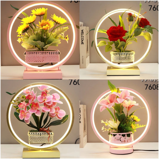 LAMPARA FLOR 25CM