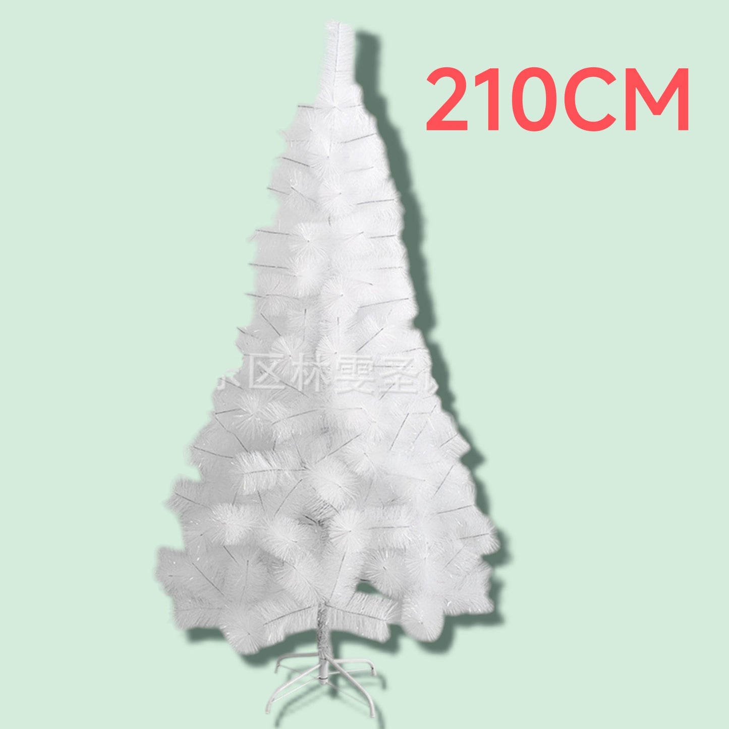 ARBOL NAVIDAD PINO 210CM BLANCO