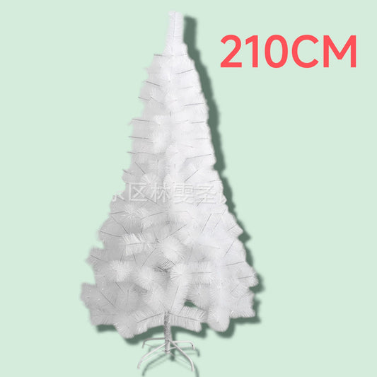 ARBOL NAVIDAD PINO 210CM BLANCO