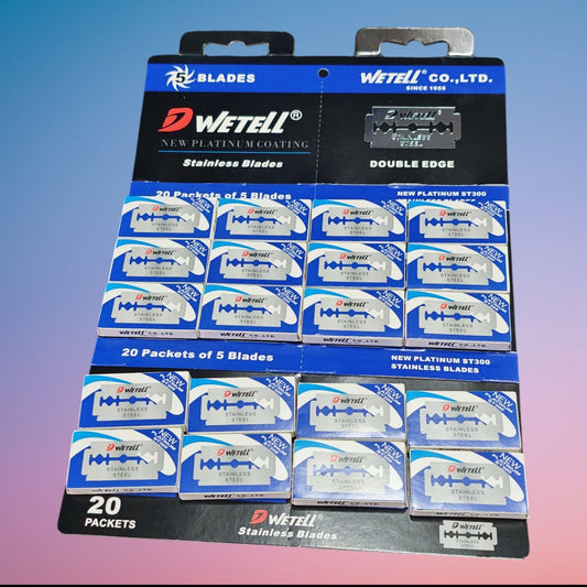 HOJA PARA PRESTOBARBA 20PCS WT1717