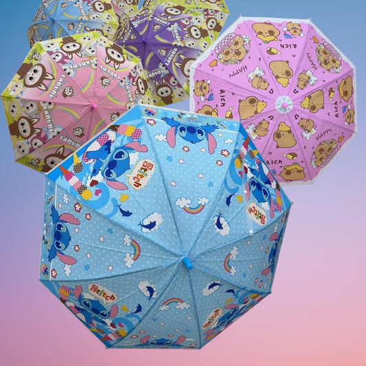 SOMBRILLA PLEGABLE STITCH CAPIBARA