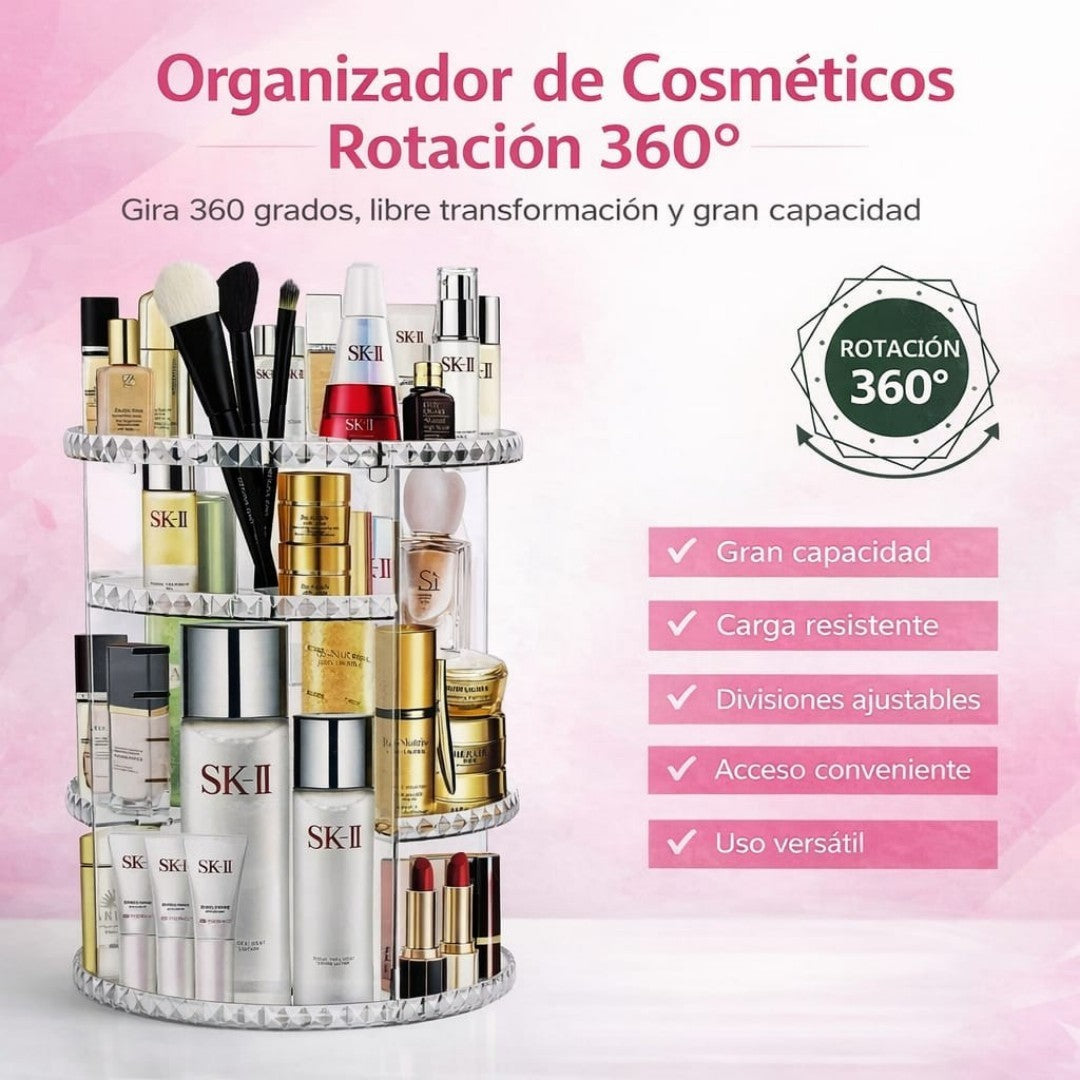 ORGANIZADOR PARA MAQUILLAJE PEQ