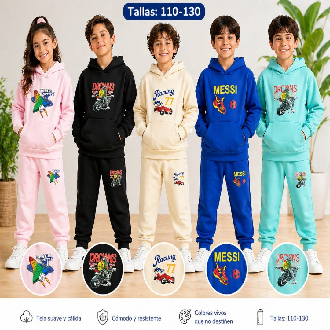 JUEGO SUETER  NINO 110-130