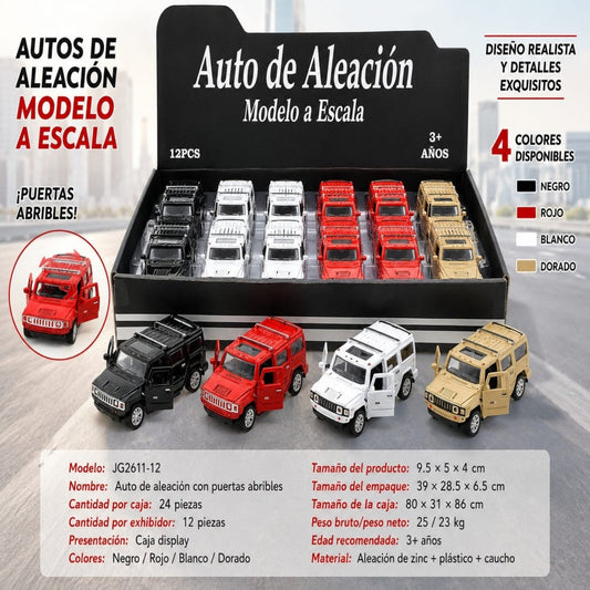 CARRO METAL HUMMER JG2611-12