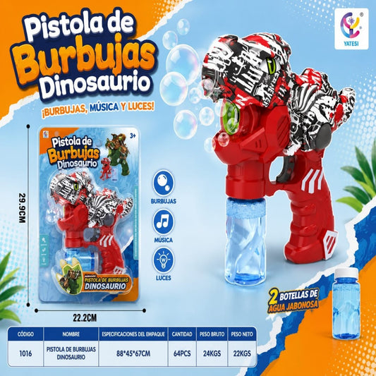 PISTOLA BURBUJA DINOSAURIO 1013