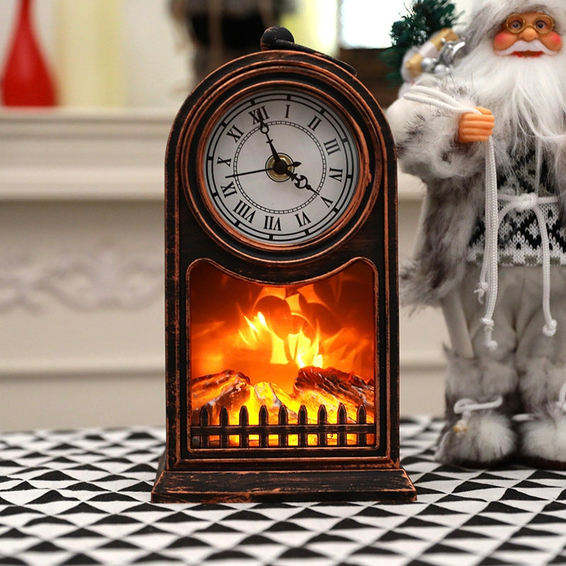 LAMPARA CHIMENEA CON RELOJ 15CM SP-14