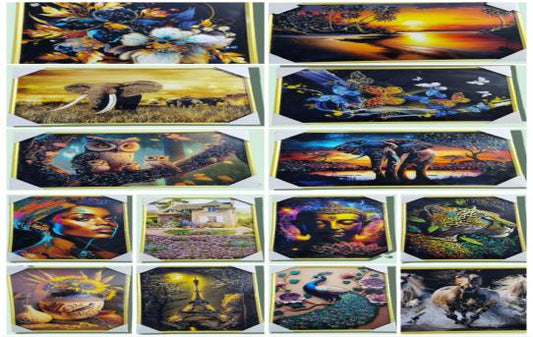 CUADROS DIAMANTE 50*60