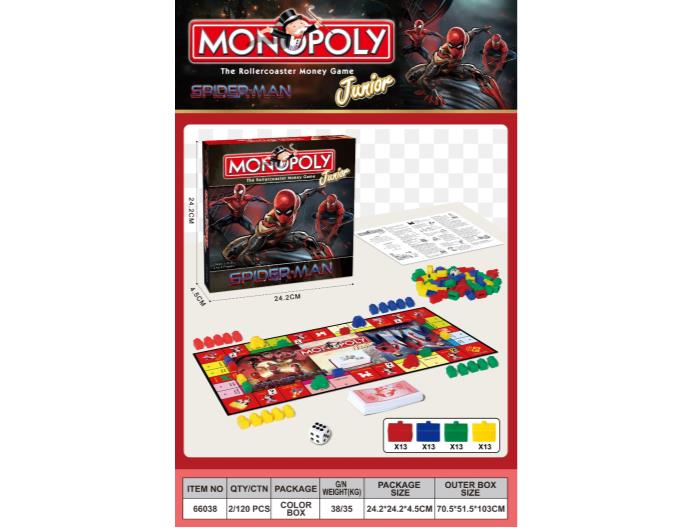 MONOPOLIO HOMBRE ARANA 66038