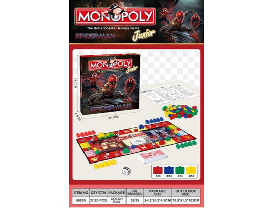 MONOPOLIO HOMBRE ARANA 66038