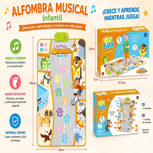 ALFOMBRA APRENDER CAMINAR MUSICAL 757-13