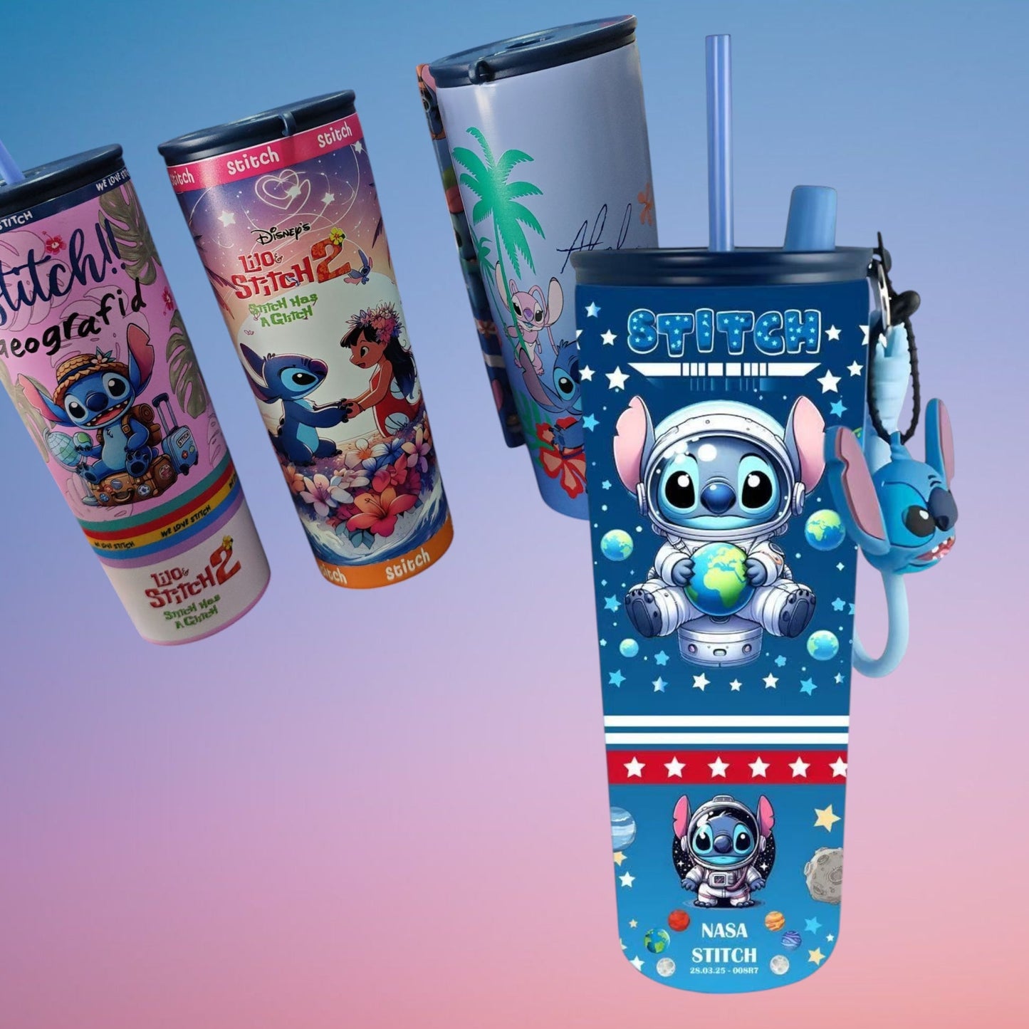 VASOS PAJILLA STITCH 720ML