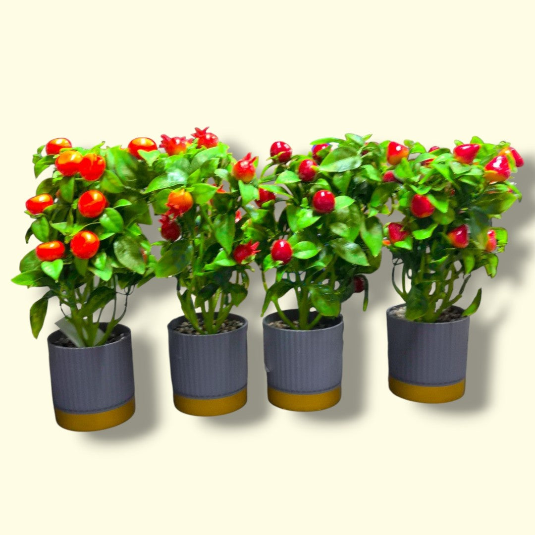 PLANTA ARTIFICIAL EN MACETA FRUTAS